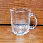 Clear Glass mug 11oz