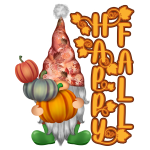 DIDIKO designs Fall Sticker Gnome Happy Fall