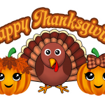 DIDIKO designs Fall Sticker Happy Thanksgiving