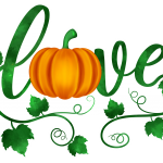 DIDIKO designs Fall Sticker Pumpkin Love